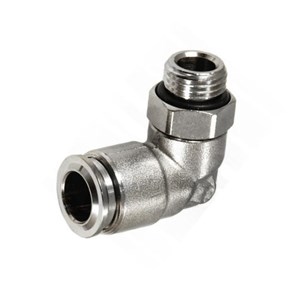 Złączka wtykowa kątowa metal